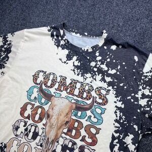 Luke Combs Country Music Graphic Bleached Splatter Short Sleeve T-Shirt